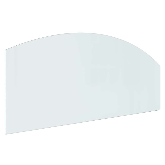 vidaXL - Glazen - haardplaat - Doorzichtig - 120 - x - 50 - cm - Glas