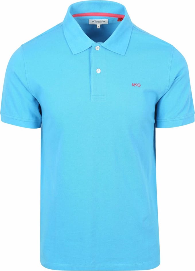 McGregor Piqué Polo Sea Blauw - Maat M - Heren