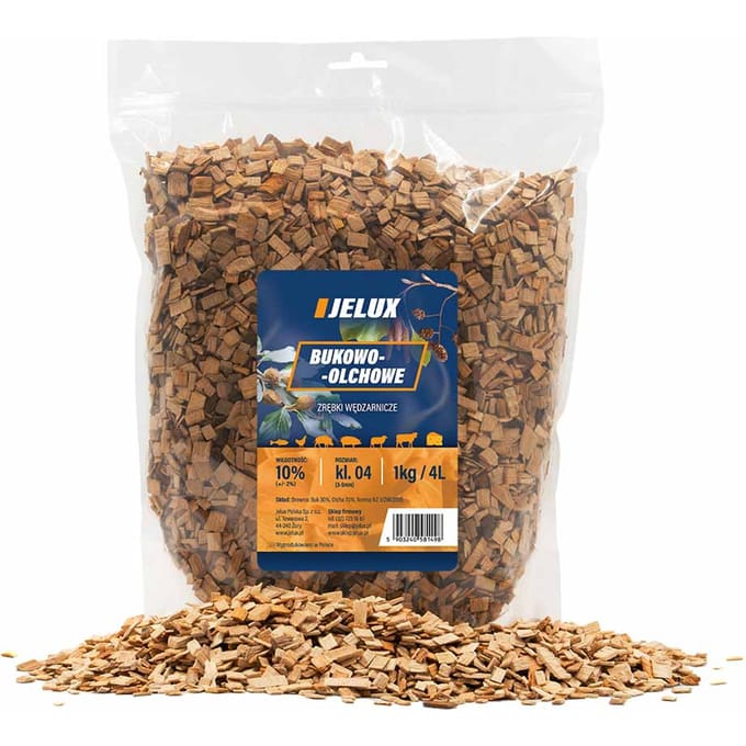 Beuken-Elzen Rookchips Kl10 1Kg