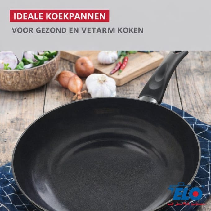 Pan 32 cm keramiek zonder PFAS Prima Cucina Elo