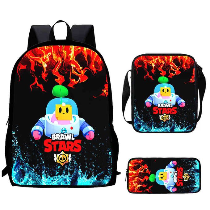 Sac à dos Brawl Stars Impression Haute Définition Multifonctionnel Léger