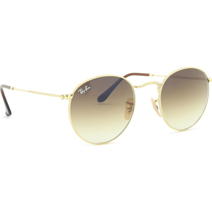 Ray Ban - Zonnebril - RB3447 - Round Metal - Gold - Clear Gradient Brown - 001/51