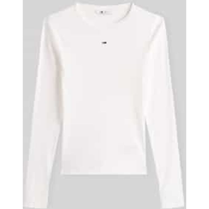 slim fit shirt met lange mouwen van katoenmix