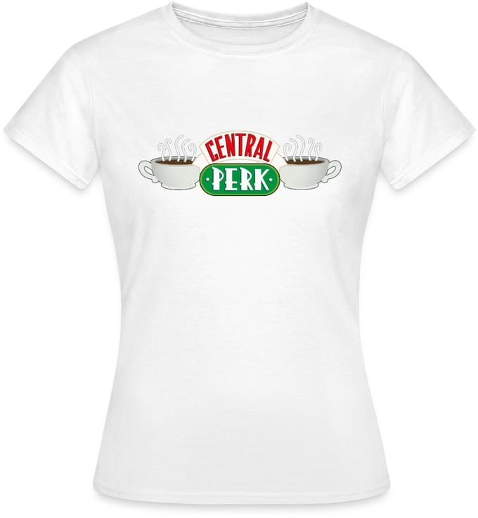 Friends Central Perk Logo T-Shirt Dames