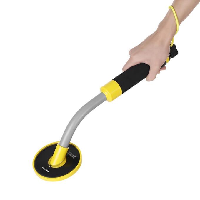 Onderwater Metaaldetector 100 Voet/30M Volledig Waterdicht Handheld Pinpointer Pulse Inductie Metaal with shovel geel
