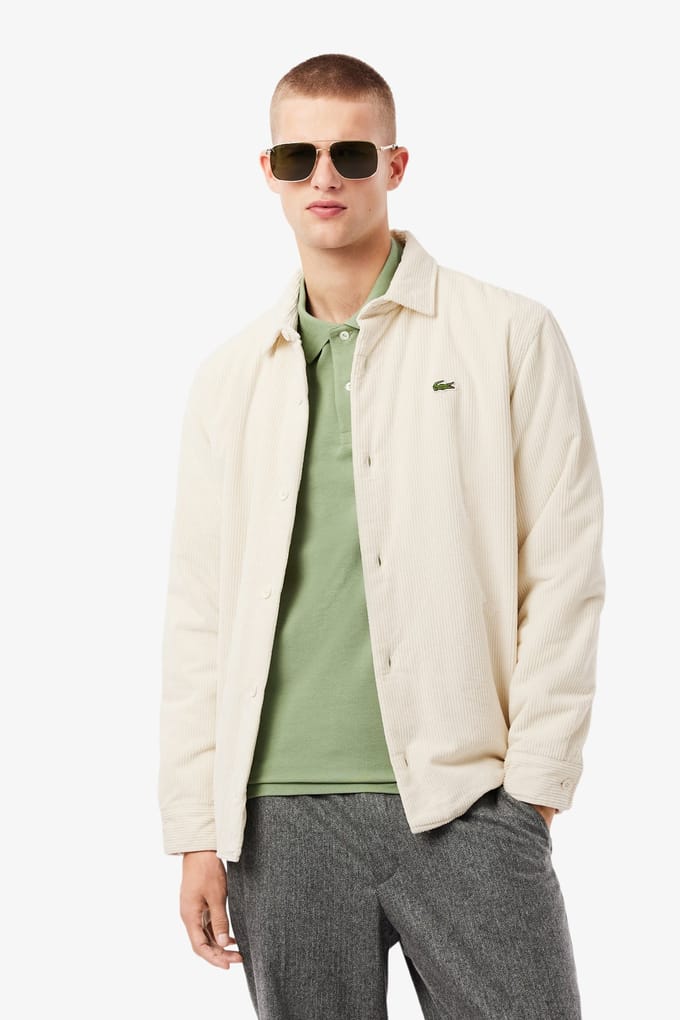 Lacoste Long Sleeve Woven Shirt Lapland Größe: 44 | Leichte Jacken Outlet | Herren