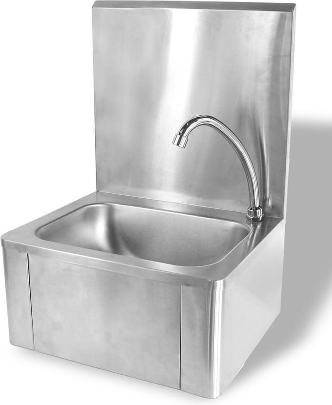 HANDENWASBAK met KNIEBEDIENING - Combisteel 7531.0005 - Horeca & Professioneel