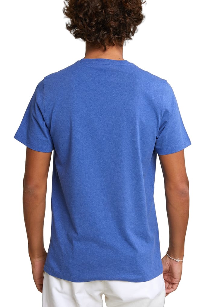 River Woods Normal Fit Basic T-shirt Short Sleeves Hamptons Blue Mix Größe: M | Bedruckte T-Shirts Outlet | Herren | Blau