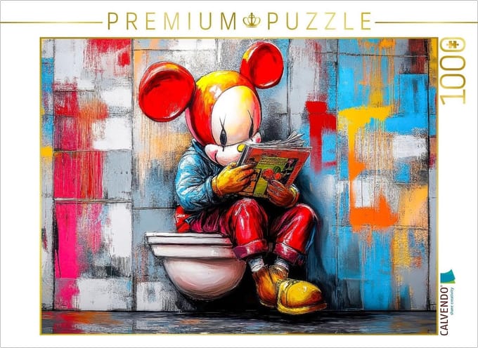 Puzzel Surreality - Legpuzzel - Ontspanning - Artistieke afbeelding - 64x48 cm - Meerkleurig