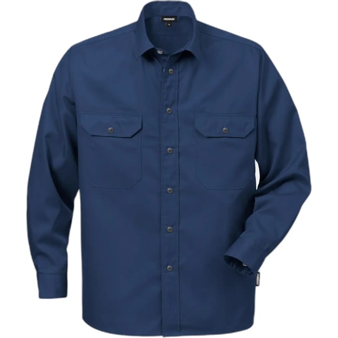 Fristads Katoenen Overhemd 720 Bks - Donker marineblauw - S