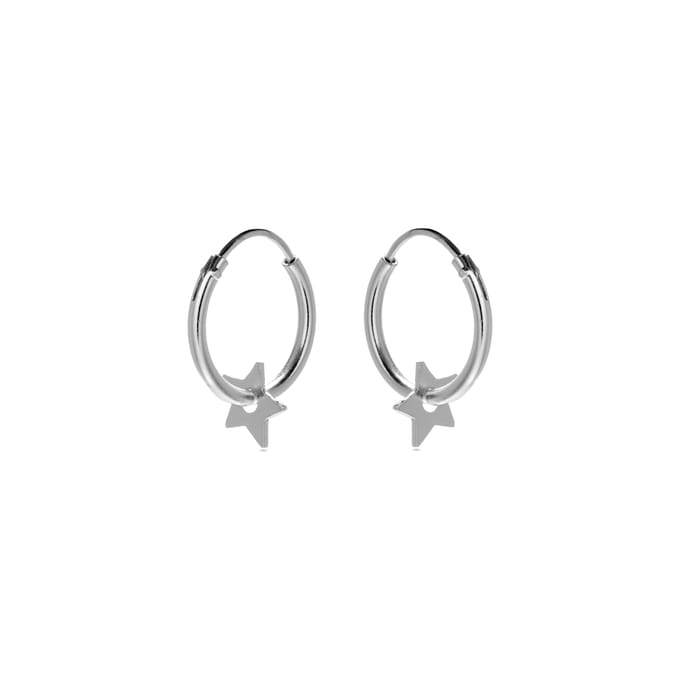 Luxenter Essential 925 Sterling zilveren gerhodineerde oorbellen