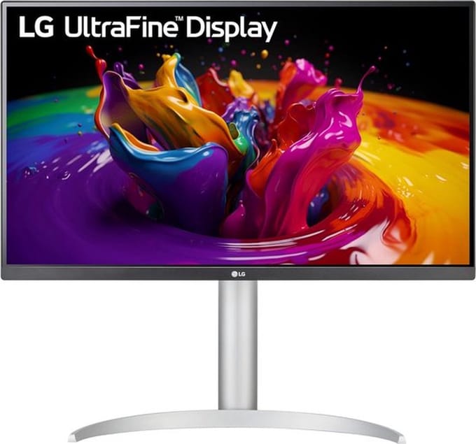 Moniteur LED IPS HDR 4K UHD 27  Lg avec haut-parleurs, USB-C, DisplayPort - modèle 27up850k-w