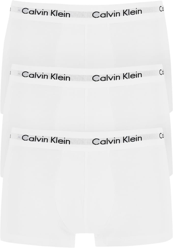 Calvin Klein Icon Cotton Stretch Low Rise trunks (3-pack) - lage heren boxers kort - wit