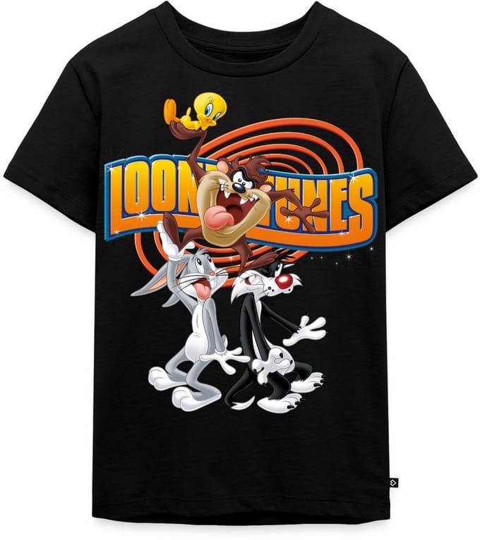 Looney Tunes Bugs Taz Tweety Sylvester Premium T Shirt Kinderen