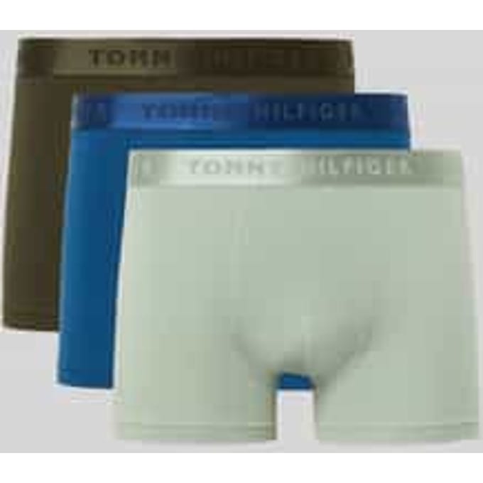 Slim fit trunks van modalmix in set van 3