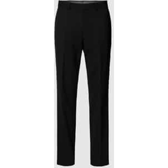 Slim fit pantalon met persplooien, model 'OULTIMATE'