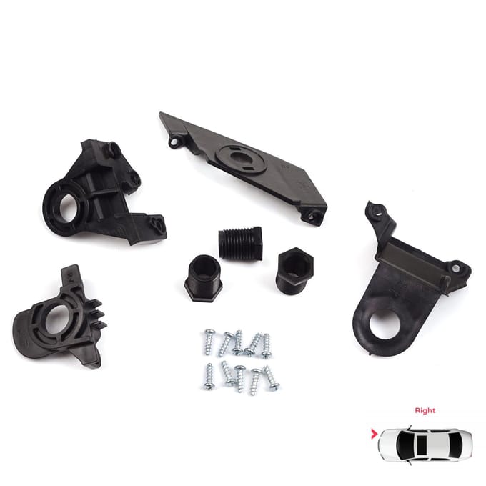 BHL504 Support de Phare Fixation Patte de Réparation Set Côté Droit pour VW Passat 3C B7 362 365 2011-2014 3AA998226