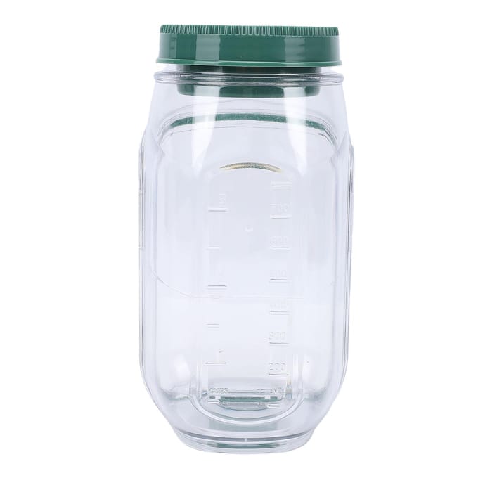 Salade Pot 1000ml Zijwaarts Open Verticale Gelaagde Salade Container met Sausvak Herbruikbaar Lekdicht Magnetronbestendig groen