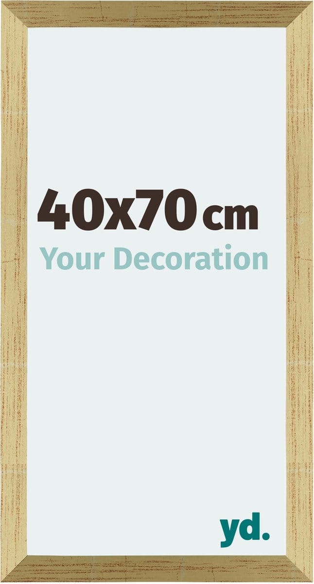 Your Decoration - Fotolijst 40x70 cm - MDF - Goud Glans - Mura
