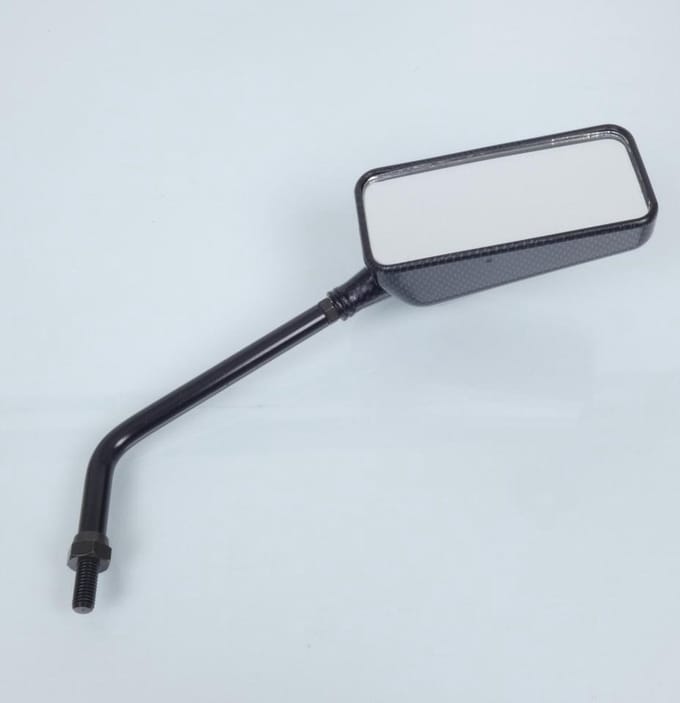 Rétroviseur droit Mad Formula carbone pour moto scooter M8 Pas 1.25 std Neuf