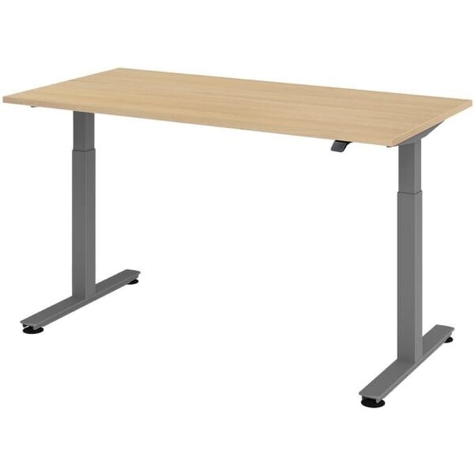 XMST 16 G | Bureau - 160 x 80 Eiken Tafelhoogte I Elektrisch in hoogte verstelbaar