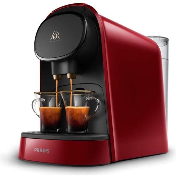 PHILIPS L'Or Barista LM8012/51 dubbele espressocapsule koffiemachine - Rood + 9 capsules