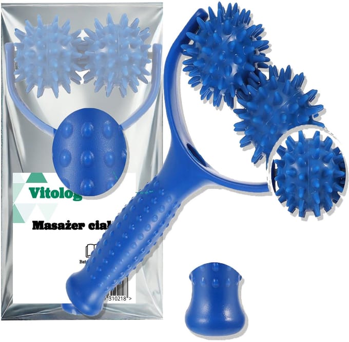 Vitolog Serie - Anti-cellulitis Massageapparaat - Ergonomisch - Blauw