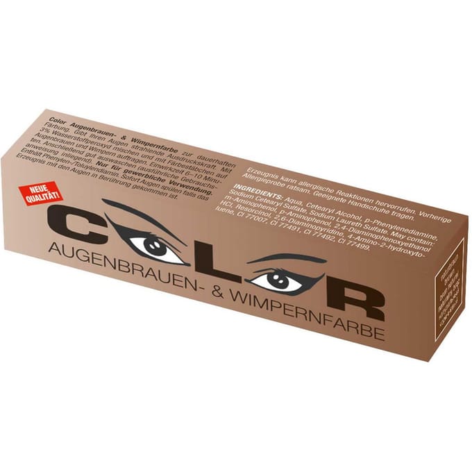Color Wimper- en wenkbrauwverf natuurbruin