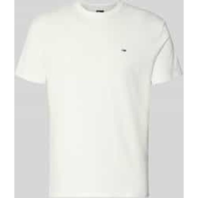 Regular fit T-shirt van puur katoen