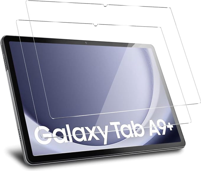 Screenprotecor Geschikt voor Samsung Galaxy Tab A9 Plus / A11 Plus - Bescherm Glas Tempered Glass Screen Protector - 2pack