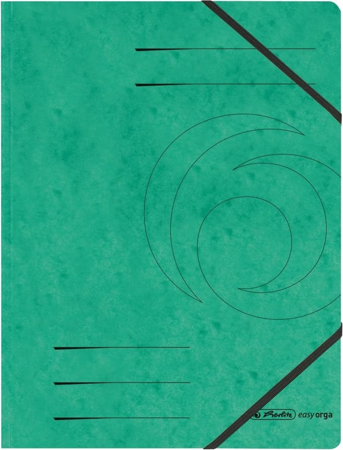972471 - Conventional file folder - A4 - Cardboard - Green - Matt - Paper