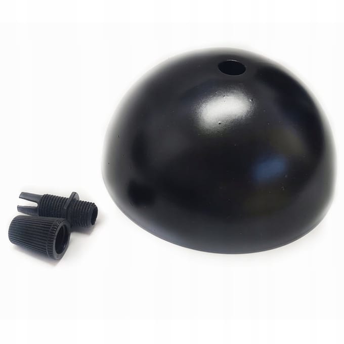 SMX Design - Lamp Rozet - 10 cm - Metaal - Zwart