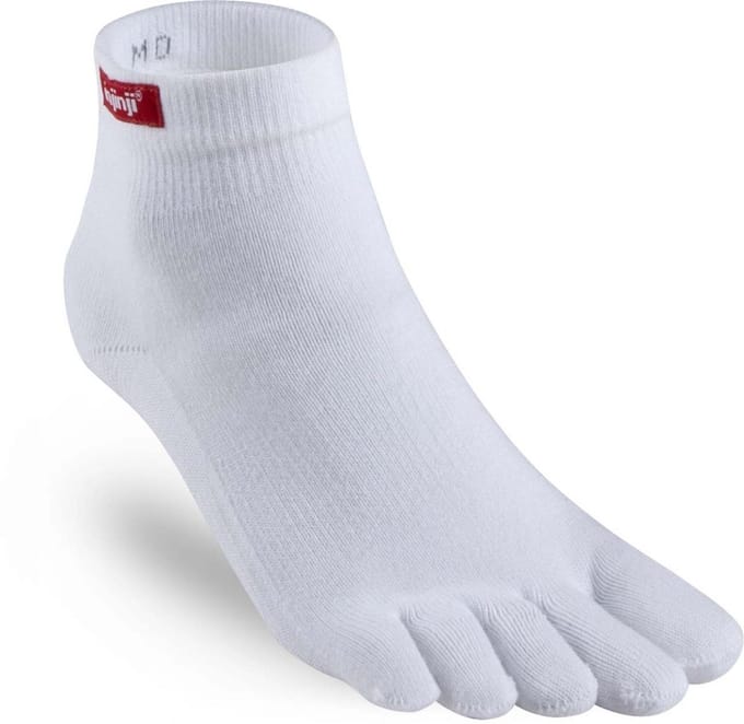 INJINJI | Sport Original Weight Mini-Crew White (Maat - L) | Teensokken