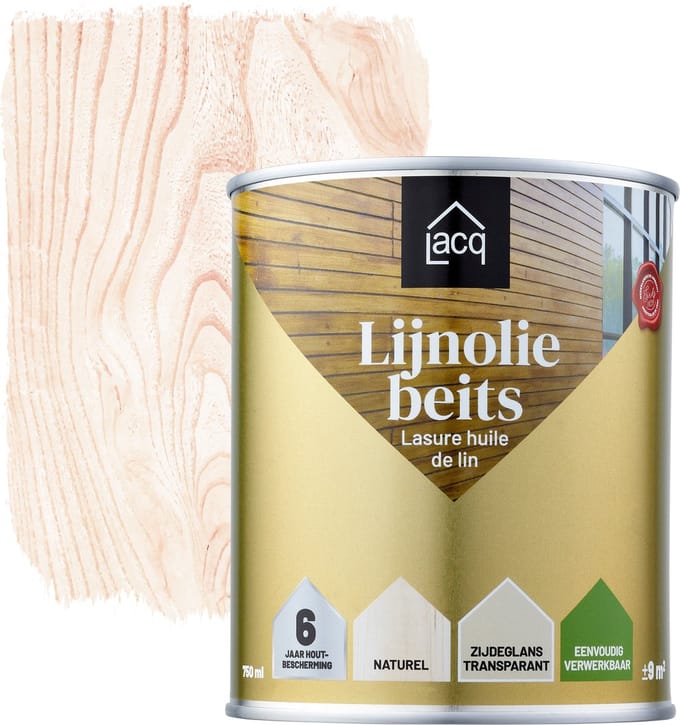 Lacq Lijnolie Beits 0,75L - 0.75L - Naturel