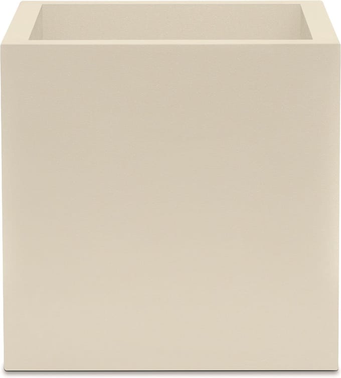 Elezza Cube Matte Plantenbak L40 x B40 x H40 cm - Amandel