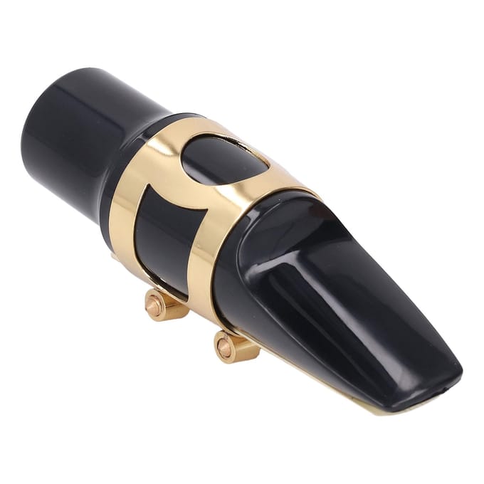 Kit Bec Saxophone Alto Structure ABS Clip Métal 2.5 Anche Kit Bec Sax black