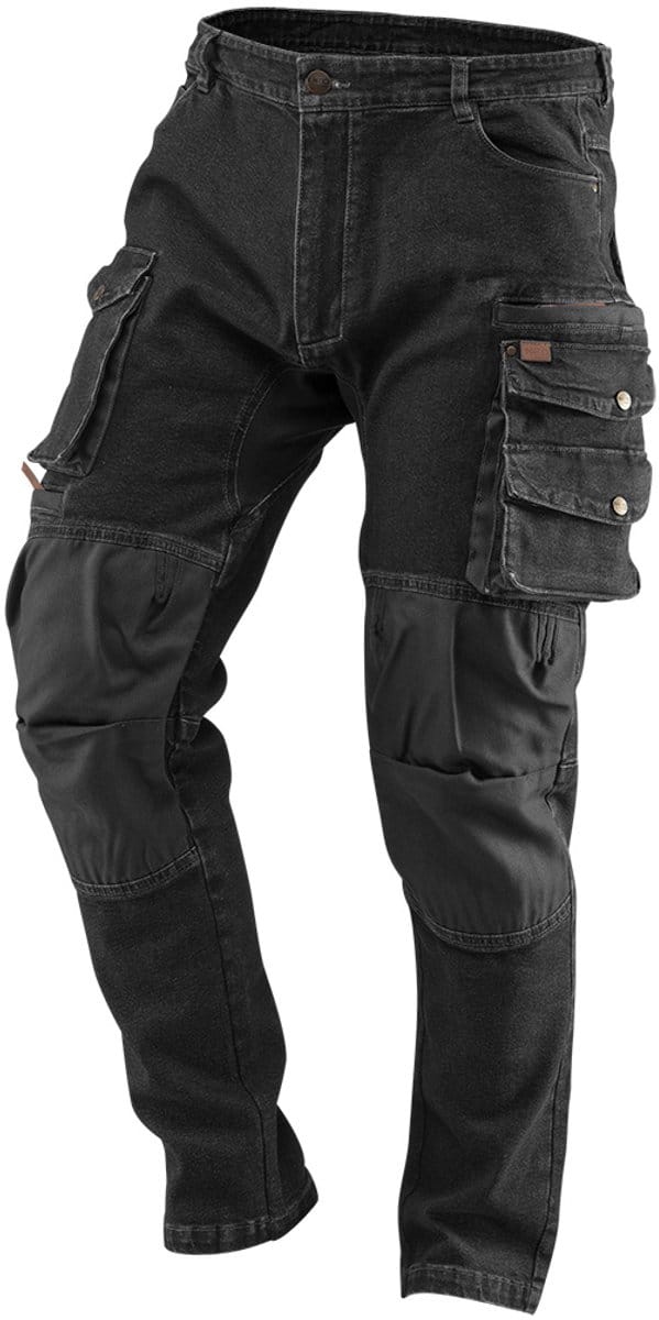 NEO DENIM - Werkbroek - Zwart - Elastisch - XXXL