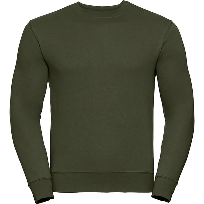 Russell Heren Set-In Sweatshirt (Olijf)