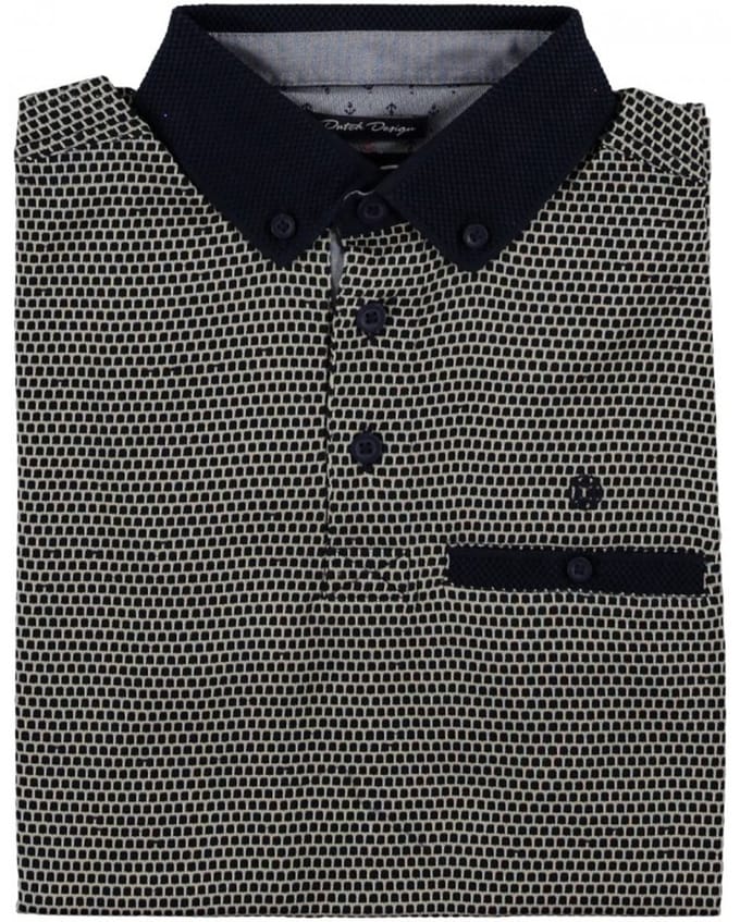 Fellows United Polo Honey Comb Navy (21.3619 - 110)