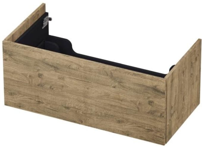 INK - Onderkast 1 Lade Push 2 Open Bestaande Uit - 900x450x376 Mm - Naturel Eiken