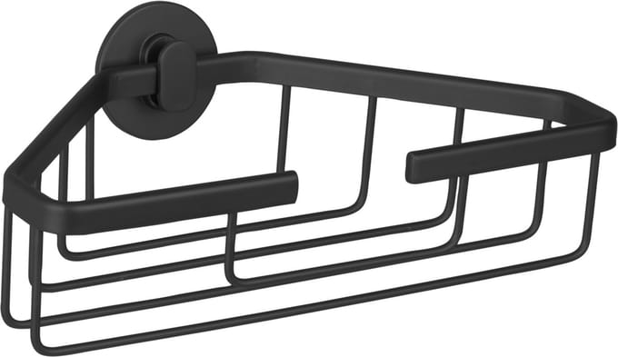 Differnz draadmand - driehoek - zonder boren - aluminium - 25 x 13 x 8 cm - zwart