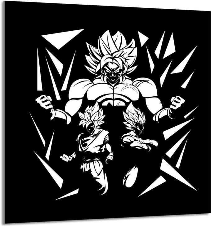 TMK ArtDeko - Glas keukenpaneel - 60x65cm - Hartglas - Anime