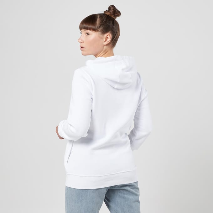 Stranger Things El And Max Material Girls Hoodie - Wit - XL