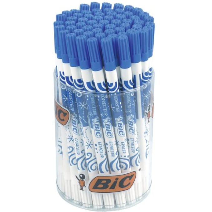 1x Stuks Bic © Eraser & Pen in one - Inktwisser met pen