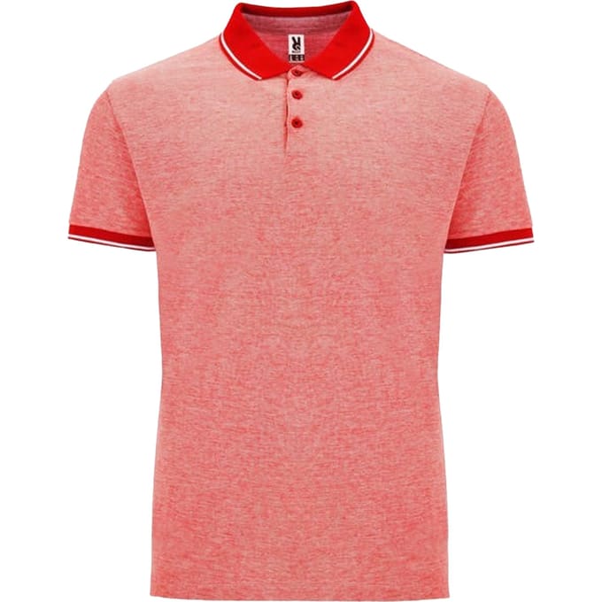 Roly Heren Bowie Poloshirt (Heide Rood)