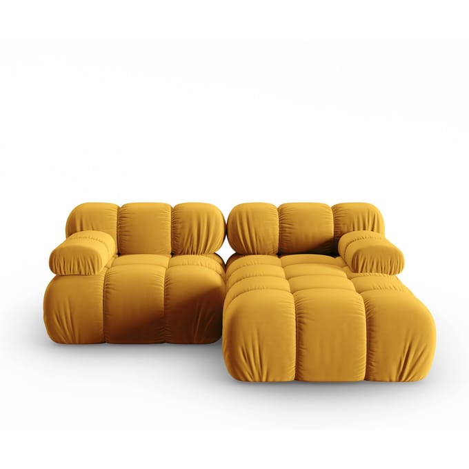 Modulaire-3-zitshoekbank Tropea rechts velvet | Milo Casa