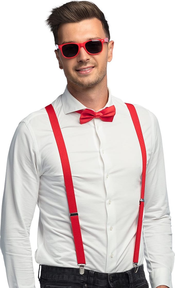 Boland - Set Classic rood Rood - Volwassenen - Unisex - - Rode duivels