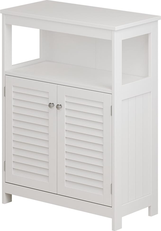 Vicco Riad Halfhoge kast – 60 x 80 cm met deuren en open vak Wit