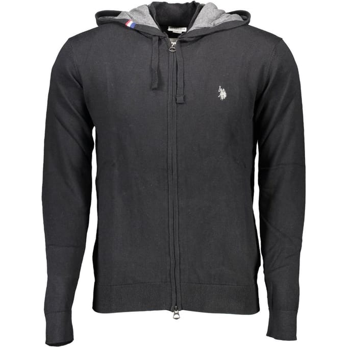 Ritsgebreide Hoodie Trui