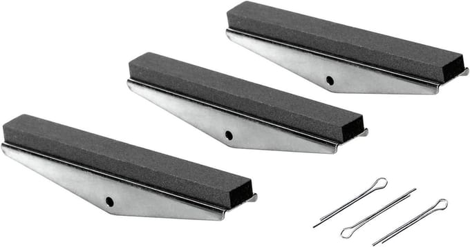 Powerbuilt Alltrade 647361 3 stuk 4" Cilinderslang Stone (Medium Grit #220), Grijs